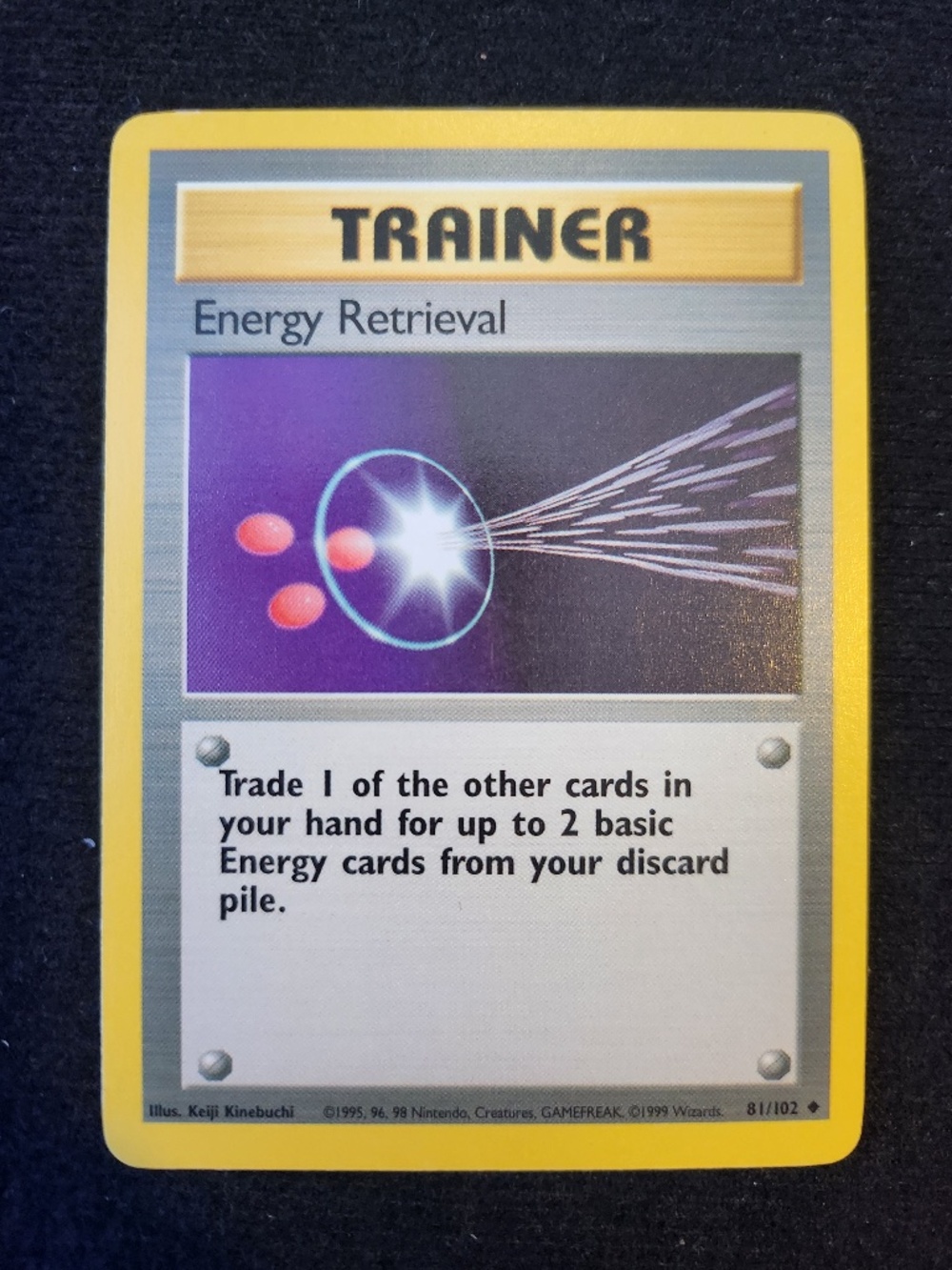 Energy Retrieval Trainer (081/102) - Pokémon Trading Card Game - Base (1999)